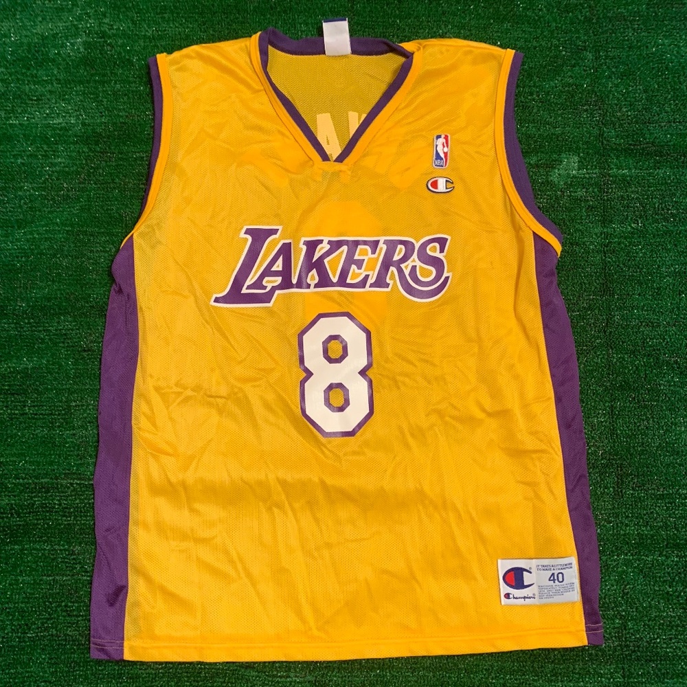 Vintage LA Lakers Champion Kobe Bryant Jersey